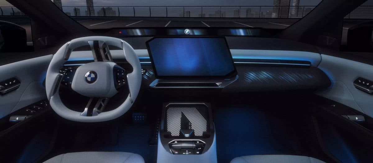 Interior dan dashboard BMW iX3