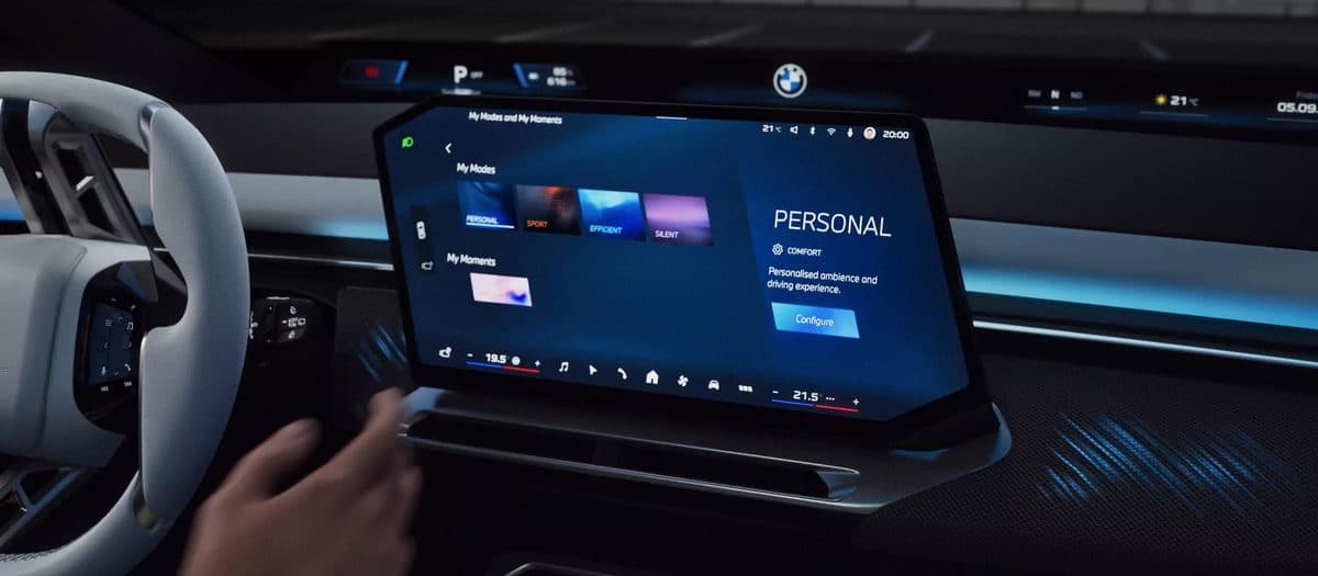 Interior dan dashboard BMW iX3